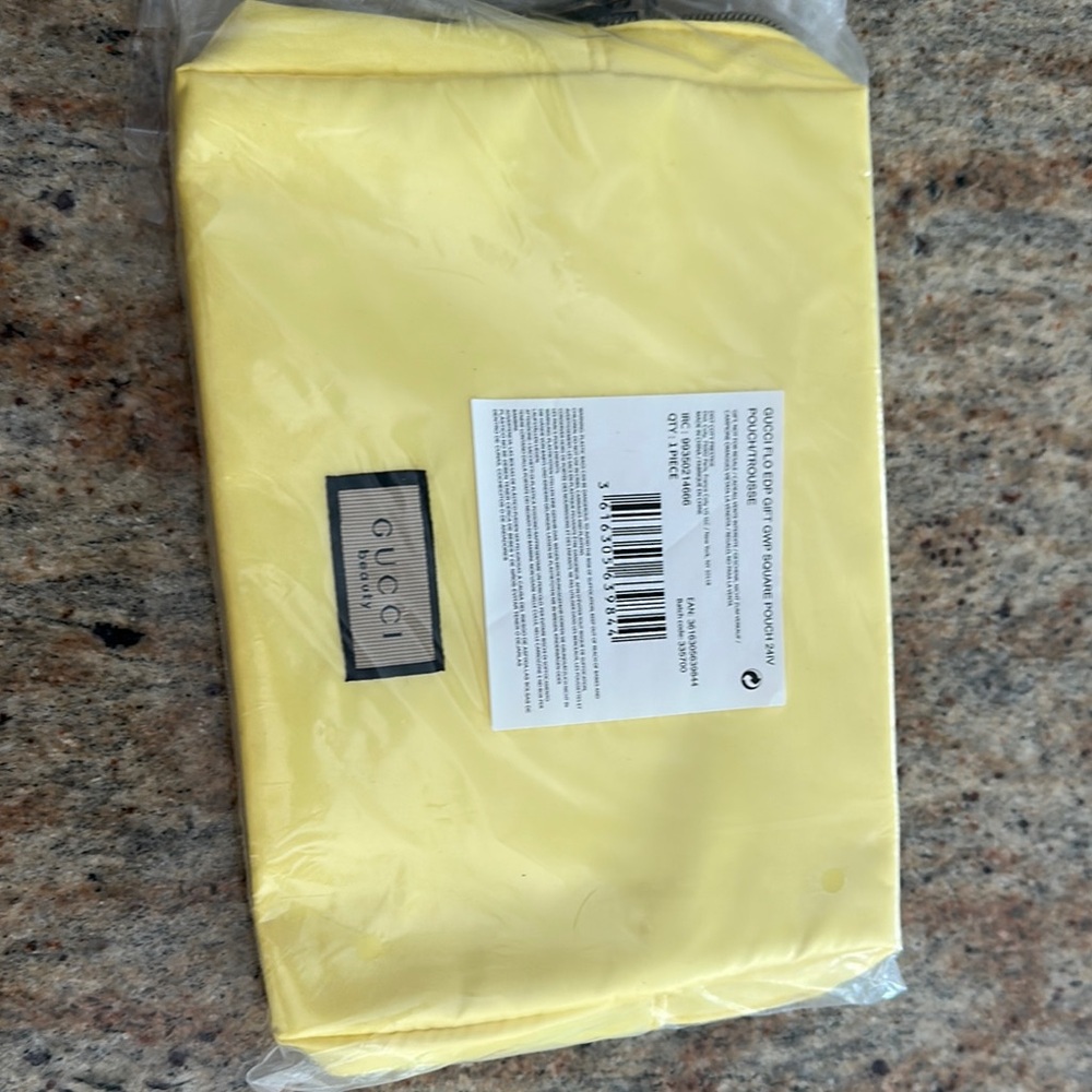 Gucci Yellow Pouch
